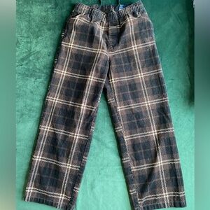 H&M Corduroy plaid pants